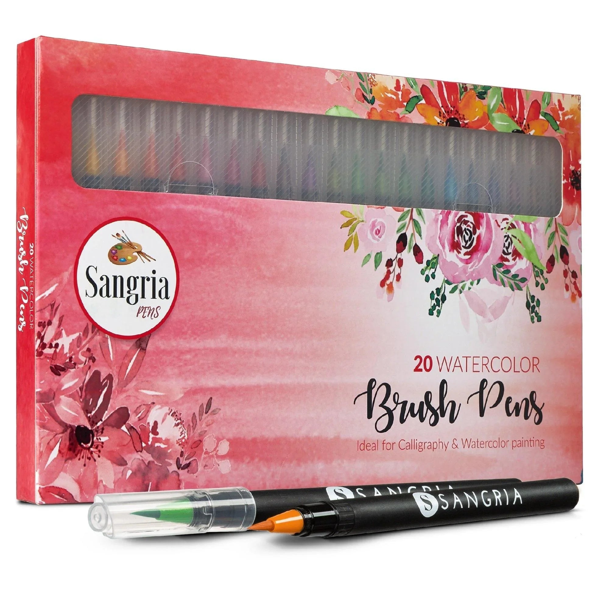 Sangria Pens™ Real Watercolor Brush Pens - Set of 20 - Sangria PensSangria Pens