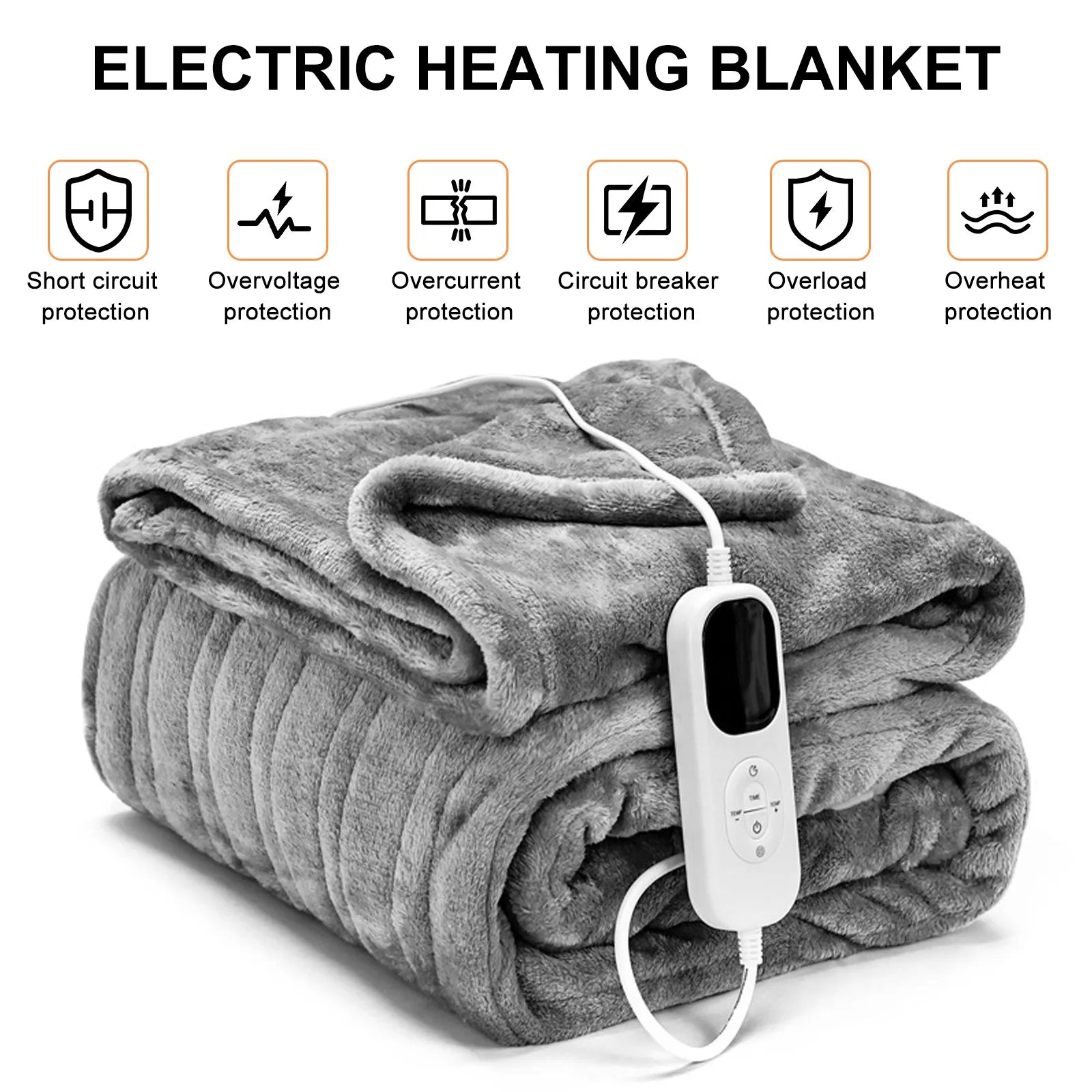 Luxury Eco-Friendly Heated Blanket – 150x180cm