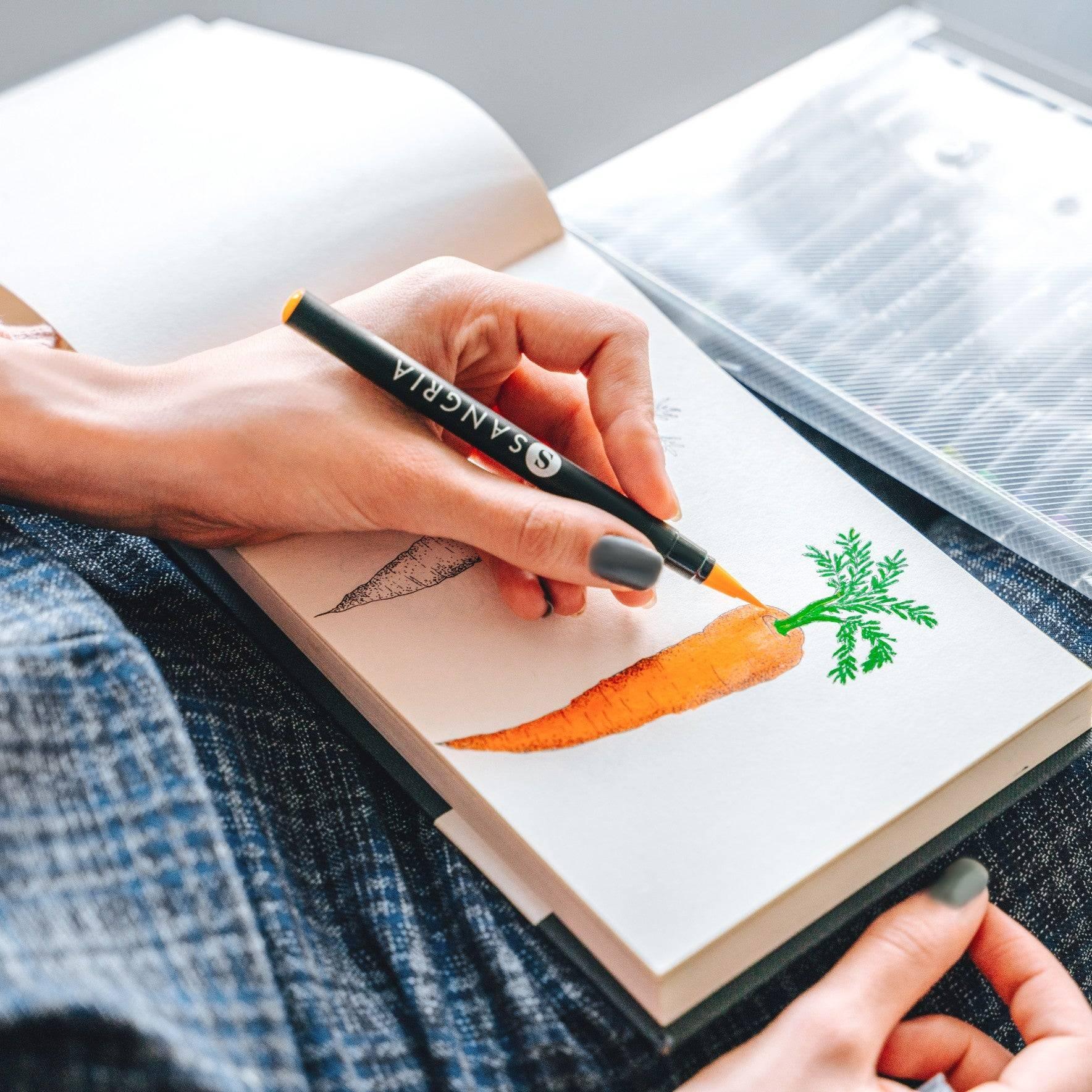 Sangria Pens™ Real Watercolor Brush Pens - Set of 20 - Sangria PensSangria Pens