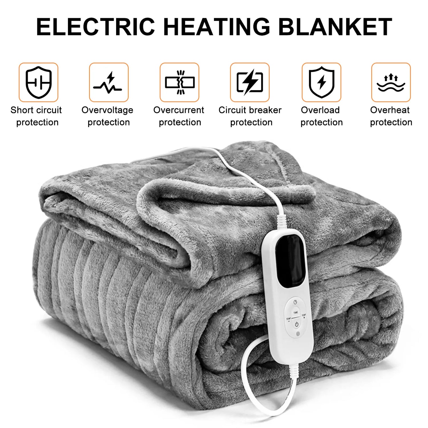 Luxury Eco-Friendly Heated Blanket – 150x180cm