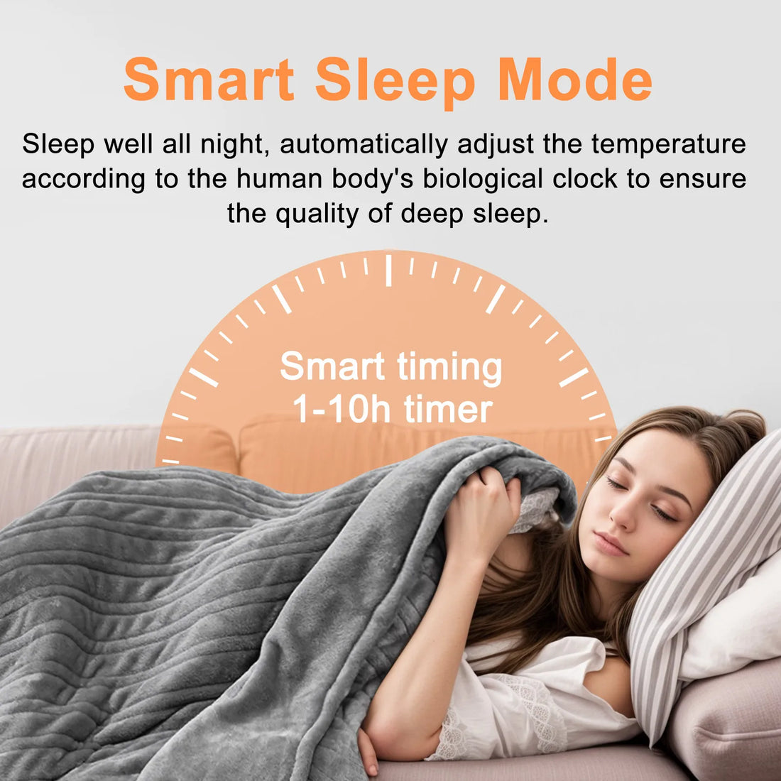 Luxury Eco-Friendly Heated Blanket – 150x180cm