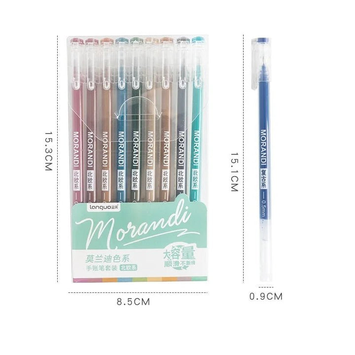 9pcs Morandi Pen Set - Sweet Set - Sangria PensSangria Pens