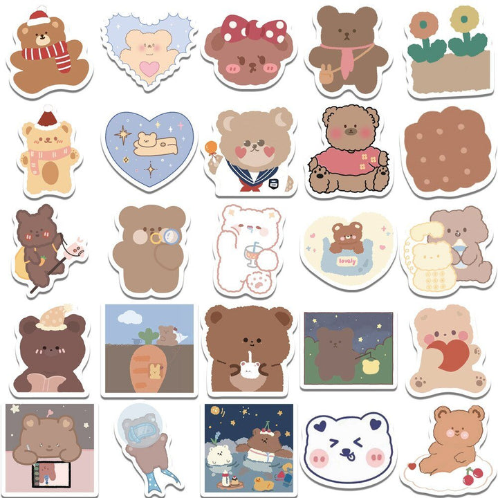 Cute Bear Sticker Set - Sangria PensSangria Pens
